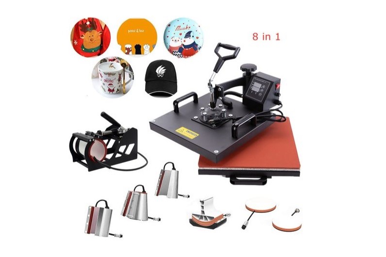 8 in 1 heat press machine